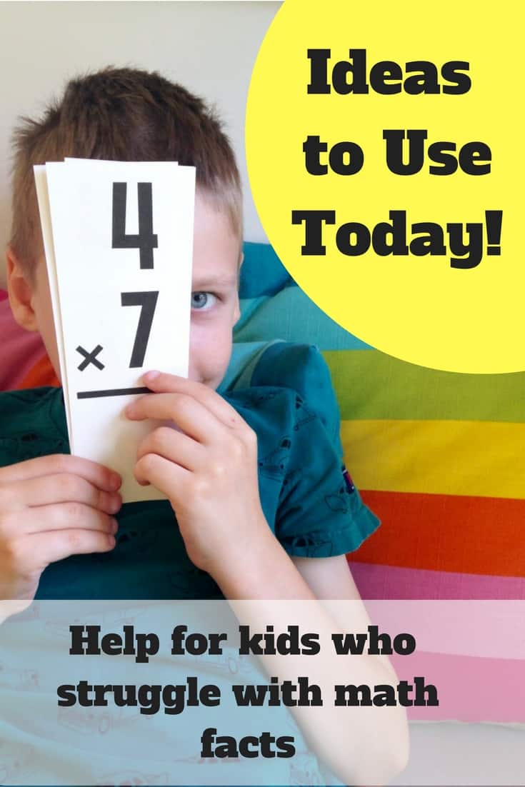 Help for kids who struggle with math facts
