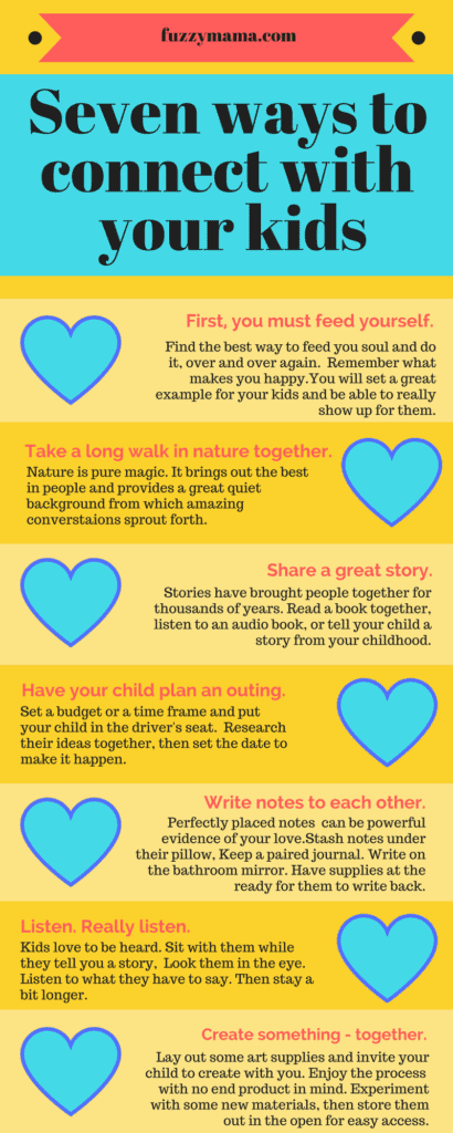 seven ways to connect with your kids