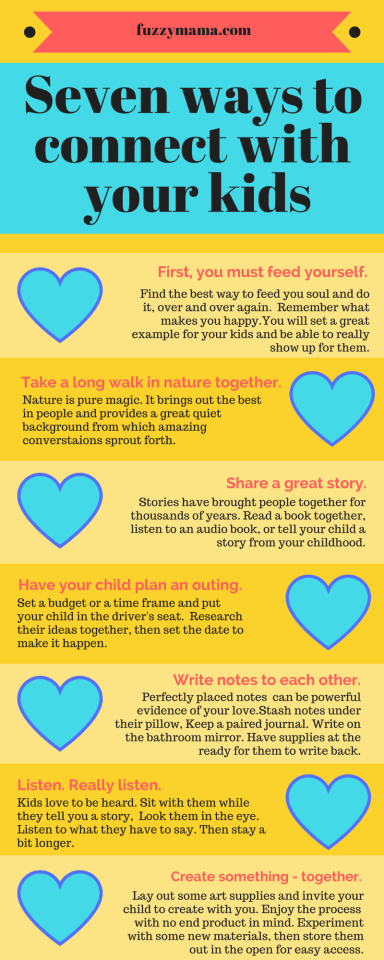 Seven ways to connect with your kids