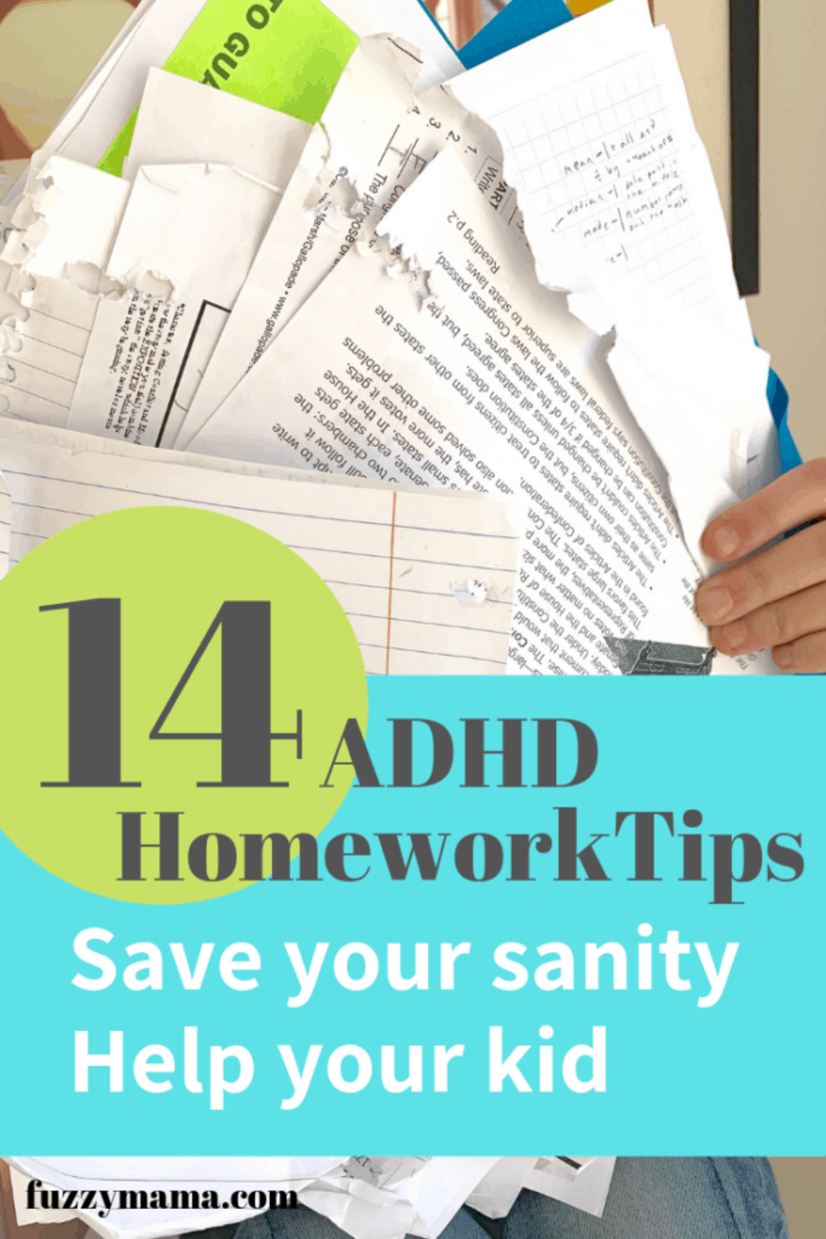 adhd homework avoidance