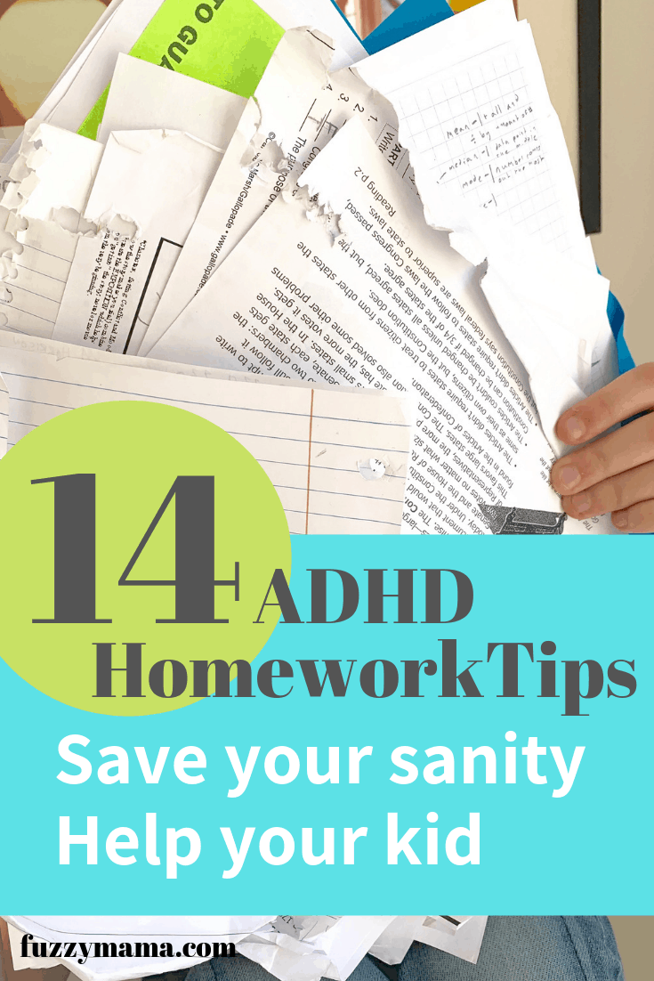 14 ways to Help Your ADHD Kid with homework