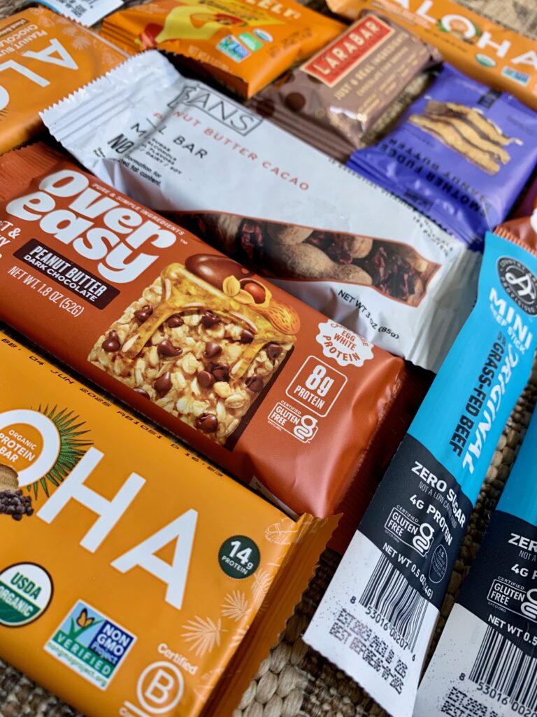 packaged snacks high in protein
